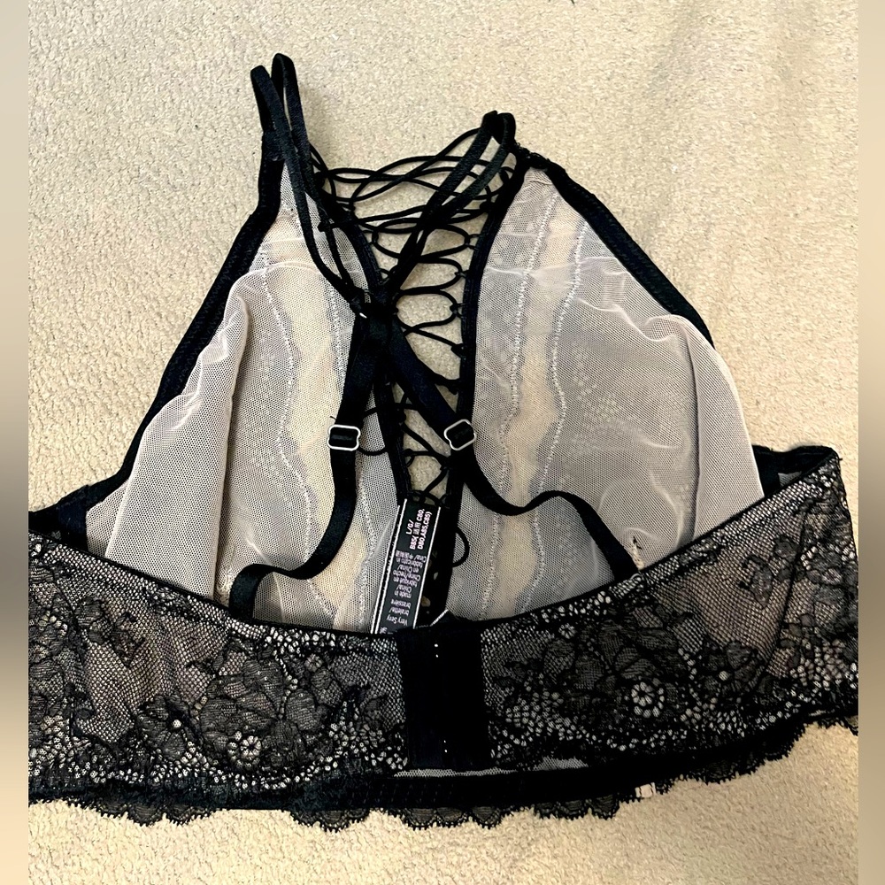 Victoria secret lace halter bra.